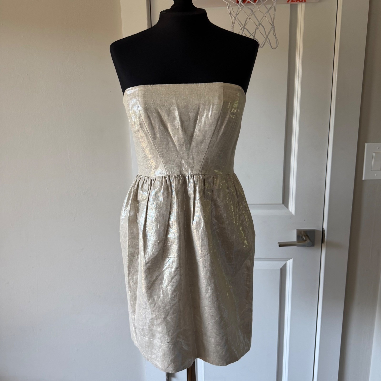Shoshanna Women's Strapless Dress Made In Usa Size 6